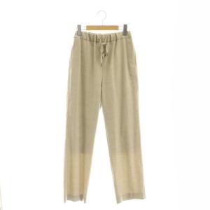 22AW ウォッシャブルサキソニーイージーパンツ テーパードパンツ 34 ベージュ /ES OS