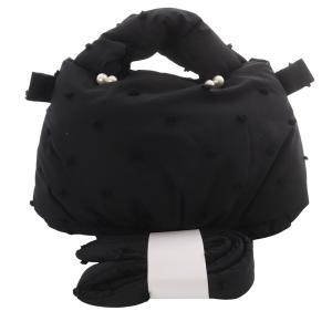 ポンポンパフィBAG バッグ ハンドバッグ 3way ショルダーバッグ 黒 ブラック /SR36