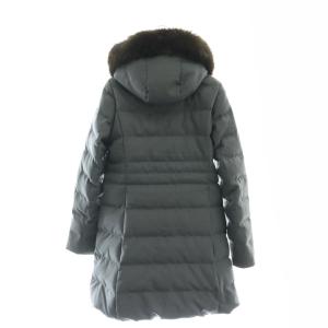 nano universe 西川ダウン サージロングダウン S グレー