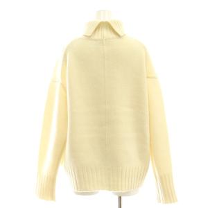 MACPHEE 23AW ラムカシミヤ タートルネックプルオーバー ニット セーター 長袖 S アイボリー /AT OS