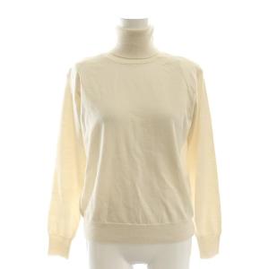 23AW ショルダーパットタートルニット セーター 長袖 S アイボリー /ES OS