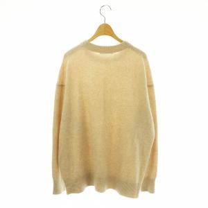 Plage 24AW Light Fur Big プルオーバー ニット セーター 長袖 ベージュ /DF OS SH