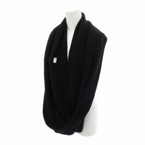 PATRICK STEPHAN タグ付き スヌード ネックウォーマー ウール混 黒 ブラック /HO SH