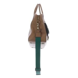ANYA HINDMARCH カーカー レザー 2WAYバッグ ハンドバッグ 茶色 ブラウン