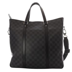 LOUIS VUITTON ダミエ グラフィット タダオ トートバッグ 2way ブラック N51192