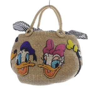 BEAMS BOY 20th オールスターカゴバッグ DISNEY べージュ