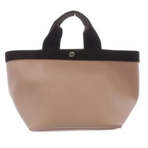 リュクス舟型トートM バッグ ピンク ブラウン 707GP