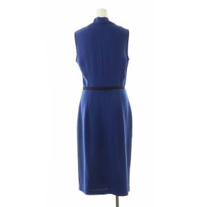 Max Mara 白タグ ノースリーブ ワンピース ロング ロイヤルブルー