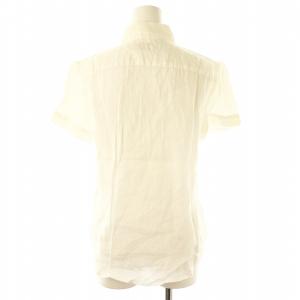 POLO RALPH LAUREN リネン 半袖 シャツ ボタンダウン XS ホワイト