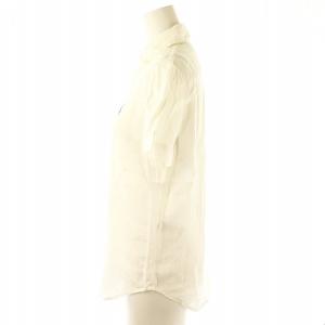 POLO RALPH LAUREN リネン 半袖 シャツ ボタンダウン XS ホワイト