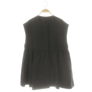 LIVETART 24AW ギャザージレ F ブラック