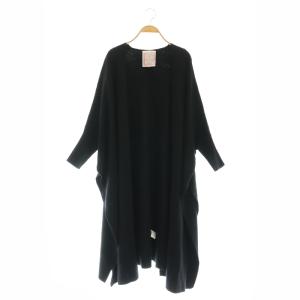 ヒラヒラロングカーディガン ニット 1 濃紺 /MI OS