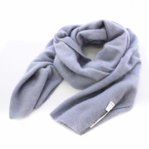 ファーニットストール マフラー 青 ブルー 21090240522130 /TK OF