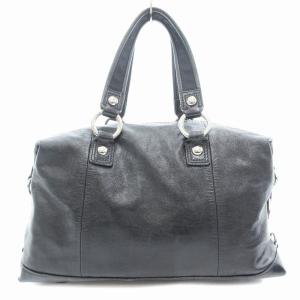 COACH ポピー ハンドバッグ ショルダー 2WAY チャーム付き 黒 ブラック 15914 /UD