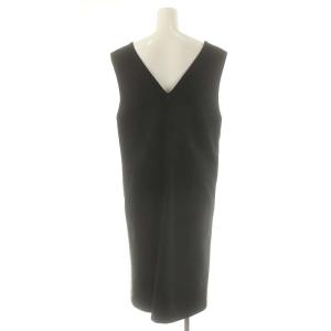 ADORE クラシックヘリンボーンジャンスカ ワンピース ロング 36 ブラック アイボリー /DO OS