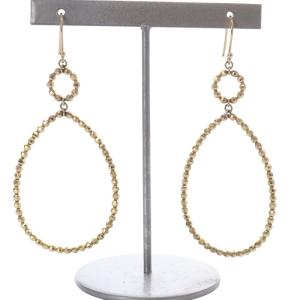 ミラーボールピアス K10 ゴールド /YO13