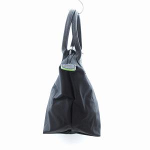 Longchamp 美品 ルプリアージュ S ハンドバッグ ナイロン 黒 ブラック /UO