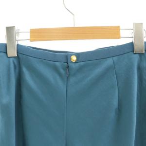 Drawer ポリエステルサテンロングスカート フレア 36 ブルーグリーン /DO OS