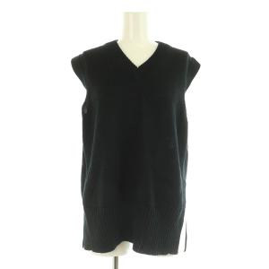 23SS INSPIRE V NECK VEST ベスト ニット Vネック プルオーバー S ネイビー