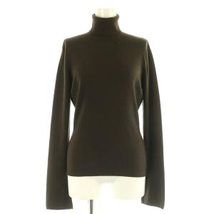 ウールハイネックニット トップス セーター カットソー 長袖 42 ブラウン 20702 /MY OS