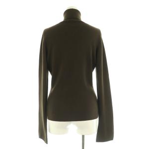 FOXEY BOUTIQUE ウールハイネックニット トップス セーター カットソー 長袖 42 ブラウン 20702 /MY OS