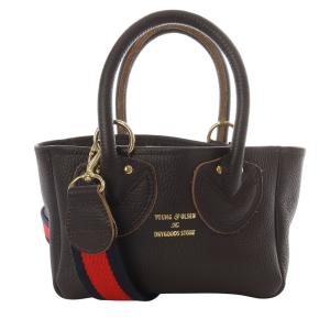 FRAMeWORK別注 ミニトートストラップ付き バッグ 2way ショルダーバッグ 茶色 ブラウン /SR6