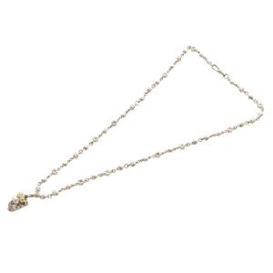 Loree Rodkin ネックレス スカルトップ 925SV K18