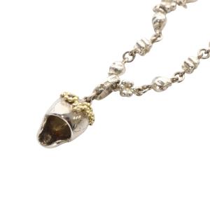 Loree Rodkin ネックレス スカルトップ 925SV K18