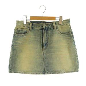 25SS Ngm.S JW S/SK-B デニムスカート ミニ 台形 2 ブルー /MY OS SH