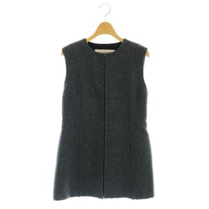 23AW Wool N/S Jacket ジャケット ベスト 前開き ウール 38 ネイビーグレー /NR