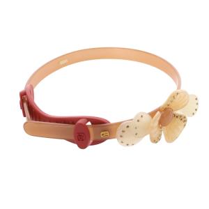 Alexandre De Paris ラインストーン装飾 フラワーカチューシャ ピンク /SR