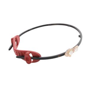 ラインストーン装飾 ねこ カチューシャ 黒 ブラック ピンク /SR32