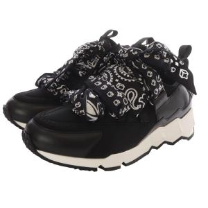 PIERRE HARDY トレックコメット スニーカー 38 ブラック ホワイト