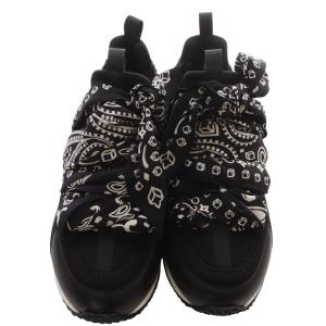 PIERRE HARDY トレックコメット スニーカー 38 ブラック ホワイト