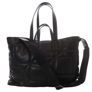 BUMP トートバッグ 2way カーフレザー ブラック WR04