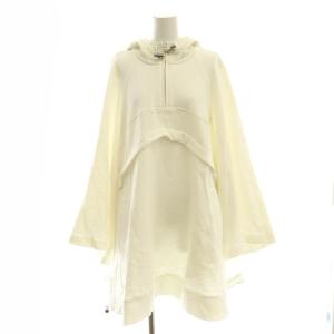 × スナイデル SNIDEL パーカー ポンチョ OS 白 /MI OS