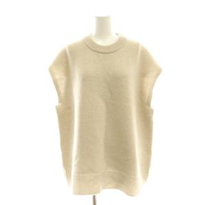 23AW LANA CASH CN OW VEST ベスト プルオーバー ニット ウール カシミヤ混 S