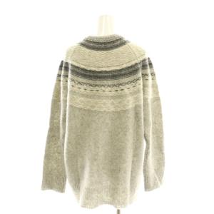 Theory 23AW NUAGE FAIR ISLE PO ニット セーター 長袖 ウール S グレー /MI OS