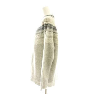 Theory 23AW NUAGE FAIR ISLE PO ニット セーター 長袖 ウール S グレー /MI OS