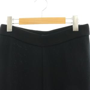 MUSE de Deuxieme Classe Shake code フレアパンツ ニットパンツ 38 ブラック /ES OS
