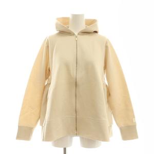 ダンボールニットパーカー ジップアップ F ベージュ /AT OS