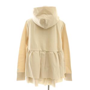 yori ダンボールニットパーカー ジップアップ F ベージュ /AT OS