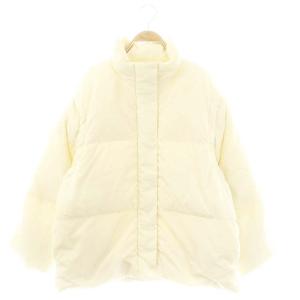 24AW ダウンジャケット ナイロン M アイボリー /ES OS