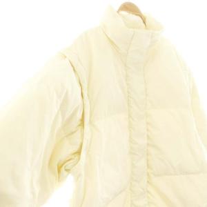 UNGRID 24AW ダウンジャケット ナイロン M アイボリー /ES OS