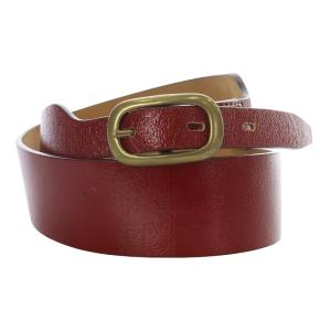 ベルト レザー 75/30 レッド /YO7