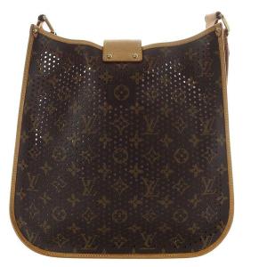 LOUIS VUITTON モノグラム ペルフォ ミュゼットバッグ ブラウン M95172