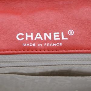 CHANEL ヴィンテージ マトラッセ 25 ココマーク チェーンショルダーバッグ レッド 8番台