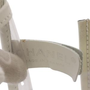 CHANEL ショルダーバッグ PVC ココマーク Wチェーン クリア