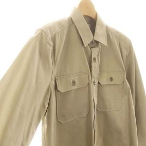 HYKE コットンシャツ 長袖 1 ベージュ /HK OS