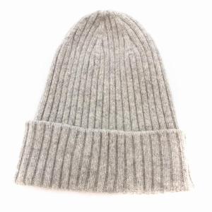 ビーニー ニットキャップ 帽子 ニット グレー /AE